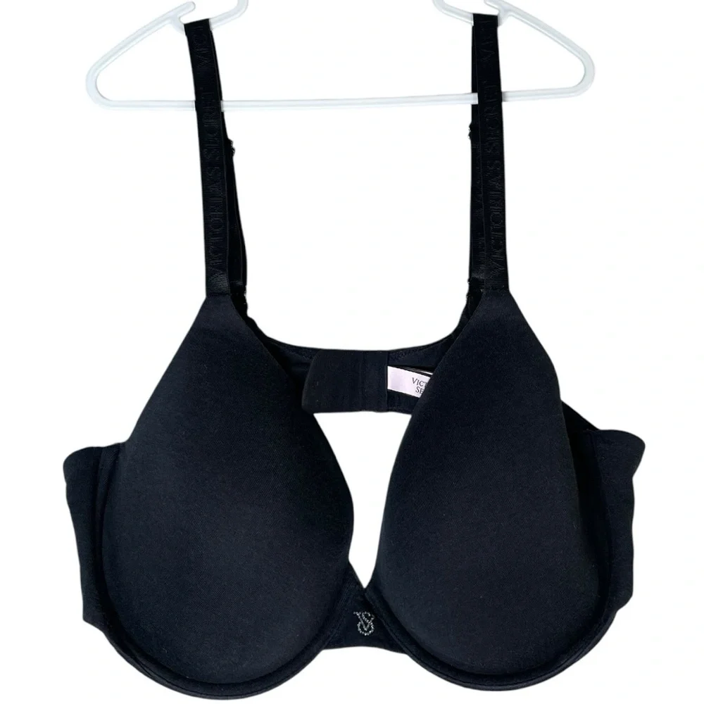 Victoria's Secret Black Smooth Padded Bra with Adjustable Straps - Picture 2 of 11